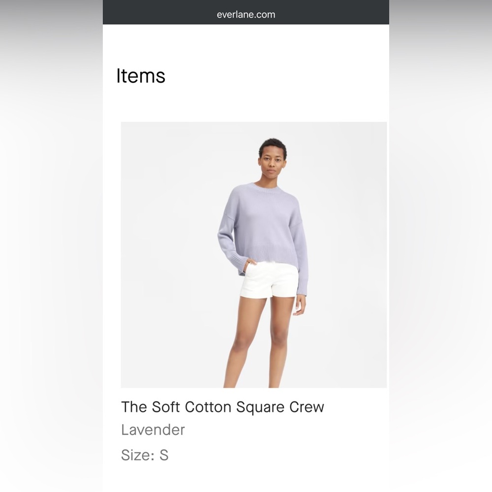 Everlane Soft Cotton Square Crew